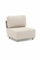 Element środkowy sofy Serano Lounge - Szampański | Monnarita