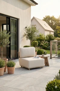 Element środkowy sofy Serano Lounge - Szampański | Monnarita