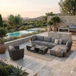 Zestaw modułowy 7-częściowy Serano Lounge - Szary | Monnarita