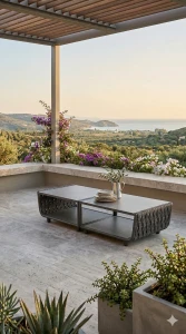 Stolik kawowy Serano Lounge - Szary | Monnarita