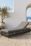 Leżak ogrodowy Serano Lounge II - Szary | Monnarita