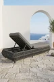 Leżak ogrodowy Serano Lounge II - Szary | Monnarita