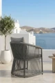 Fotel aluminiowy - Szary | Monnarita