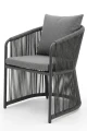 Fotel aluminiowy - Szary | Monnarita