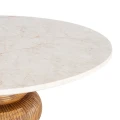 Stół jadalniany Room 120 X 120 X 76 CM - Drewno-marmur | Ixia