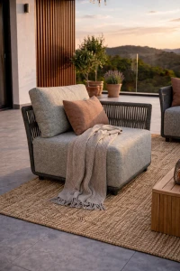 Sofa narożna prawa Linero Exclusive - Szara | Monnarita