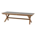 Stół ogrodowy rozkładany 12-osobowy Axiome - Grafitowo-miodowy | Hesperide