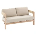 Sofa ogrodowa 2-osobowa Oryna - Beżowo-miodowa | Hesperide