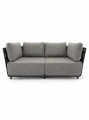 Sofa trzyosobowa ogrodowa Serano Lounge - Szara | Monnarita