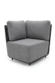 Sofa narożna lewa Serano Lounge - Szara | Monnarita