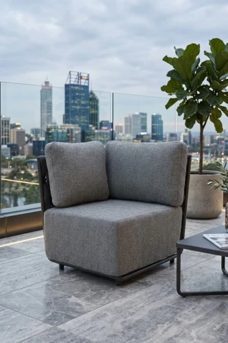 Sofa narożna lewa Serano Lounge - Szara | Monnarita