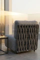 Element środkowy sofy Serano Lounge - Szary | Monnarita