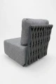 Sofa narożna prawa Serano Lounge - Szara | Monnarita