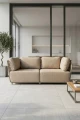 Sofa trzyosobowa ogrodowa Serano Lounge - Jasnoszara | Monnarita