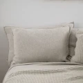 Poszewka gładka 70x50 cm - Kremowa DWA SPLOTY | MOYHA