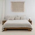 Poszewka gładka 70x50 cm - Kremowa DWA SPLOTY | MOYHA