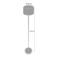 Lampa solarna podłogowa Bolty 120cm - Grafitowa | Hesperide