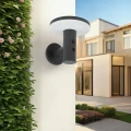 Lampa solarna ścienna Detekt - Grafitowa | Hesperide