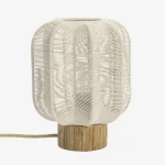 Lampa stołowa ze sznura bawełnianego | Madam Stoltz
