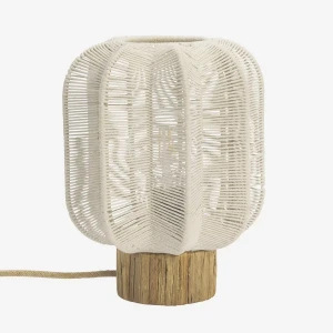 Lampa stołowa ze sznura bawełnianego | Madam Stoltz