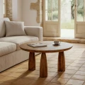 Stolik kawowy drewno mango 75 X 75 X 37 CM | Ixia