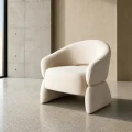Fotel - kremowy 77x75x73,5 cm | Ixia