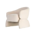 Fotel - kremowy 77x75x73,5 cm | Ixia
