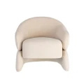 Fotel - kremowy 77x75x73,5 cm | Ixia