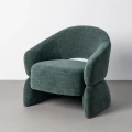 Fotel - niebieski 77x75x73,5 cm | Ixia
