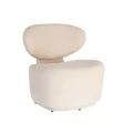 Fotel - kremowy 77x73x79 cm | Ixia
