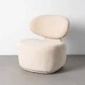 Fotel - kremowy 77x73x79 cm | Ixia