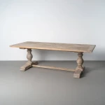 Stół jadalniany z drewna sosnowego 240x105x76 CM | Ixia