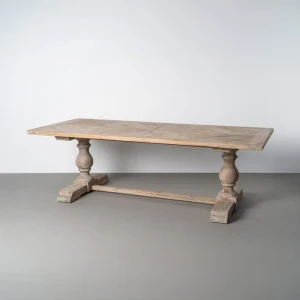 Stół jadalniany z drewna sosnowego 240x105x76 CM | Ixia