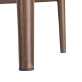 Krzesło z podłokietnikami - brązowe-taupe 50x50x81,5 cm | Ixia