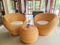Zestaw rattanowy Tegal 4 Jasny | Monnarita 