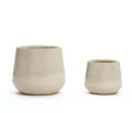 Zestaw doniczek Aletto Sand Edge | Monnarita