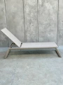 Zestaw leżaków aluminiowych Serene - szampański | Monnarita