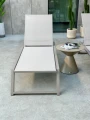 Zestaw leżaków aluminiowych Serene - szampański | Monnarita