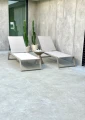 Zestaw leżaków aluminiowych Serene - szampański | Monnarita