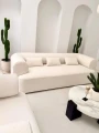 Zestaw sofa 3-os i 2 fotele Belagio - Beżowy | Monnarita