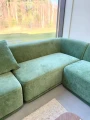 5-częściowa modułowa sofa Amarone Lux - Zielona | Monnarita