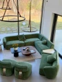 5-częściowa modułowa sofa Amarone Lux - Zielona | Monnarita