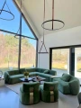5-częściowa modułowa sofa Amarone Lux - Zielona | Monnarita