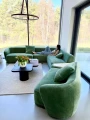 5-częściowa modułowa sofa Amarone Lux - Zielona | Monnarita