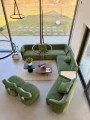 5-częściowa modułowa sofa Amarone Lux - Zielona | Monnarita
