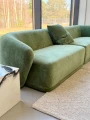5-częściowa modułowa sofa Amarone Lux - Zielona | Monnarita