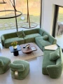 5-częściowa modułowa sofa Amarone Lux - Zielona | Monnarita