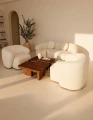 Zestaw sofa 2-os i 2 fotele Amarone Vita - Beżowy | Monnarita