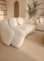 Zestaw sofa 2-os i 2 fotele Amarone Vita - Beżowy | Monnarita