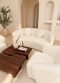 Zestaw sofa 2-os i 2 fotele Amarone Vita - Beżowy | Monnarita